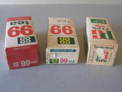 Tea packets, unopened -  select me for a larger image