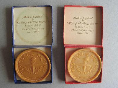 Boxed Festival of Britain soap -  select me for a larger image