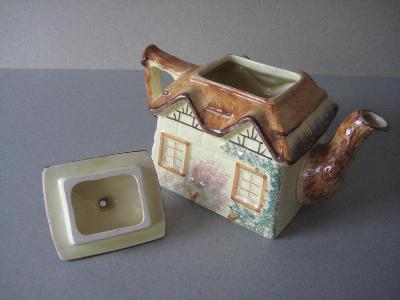 Cottage Festival Tea Pot -  select me for a larger image