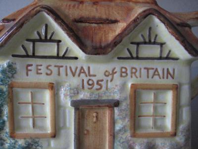 Cottage Festival Tea Pot -  select me for a larger image