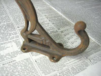 1910s hat and coat hooks -  select me for a larger image