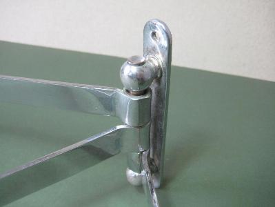 Chrome towel rail, 1930s -  select me for a larger image