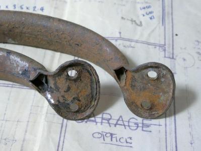 Steel pull handles, pairs -  select me for a larger image