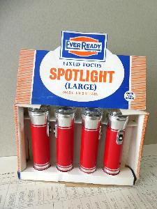 Ever-Ready torches, 4 in box. -  select me for a larger image