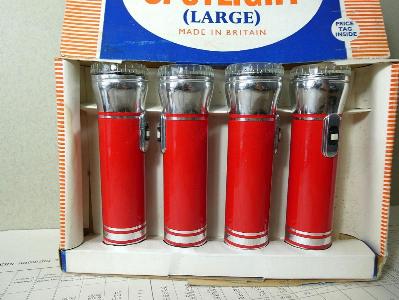 Ever-Ready torches, 4 in box. -  select me for a larger image