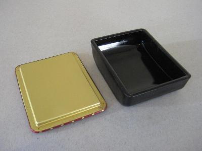 Worcester Ware cigarette box and ashtray -  select me for a larger image