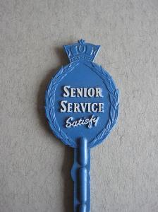 Senior Service drink stirrer -  select me for a larger image