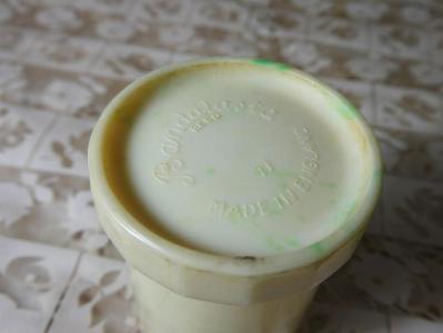 Cruet set, marbled green -  select me for a larger image