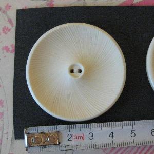 Large white vintage buttons -  select me for a larger image