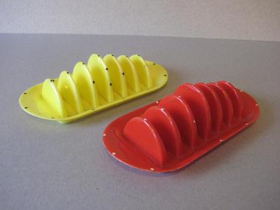 Embee ware spotted toast racks -  select me for a larger image