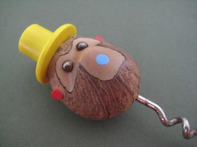 Nut corkscrews, Monkey design -  select me for a larger image
