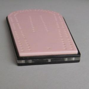 Pink and black Lucite Crib board -  select me for a larger image