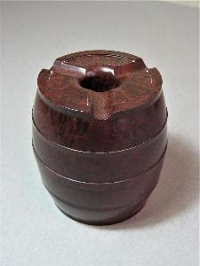 Velos barrel shaped ashtray -  select me for a larger image