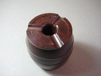 Velos barrel shaped ashtray -  select me for a larger image