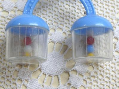 Baby rattle and toys. 6 designs -  select me for a larger image