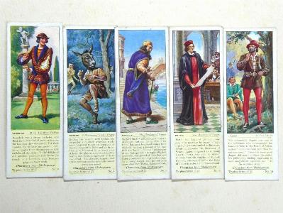 Characters from Shakespeare -  select me for a larger image